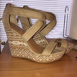 Wedge sandals Never Worn